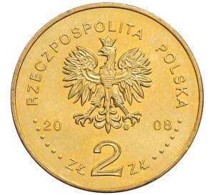 2 злотых 2008 года Польша «Сибирские ссыльные» — Фото №2