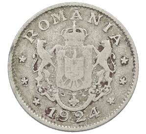 1 лей 1924 года Румыния — Фото №2