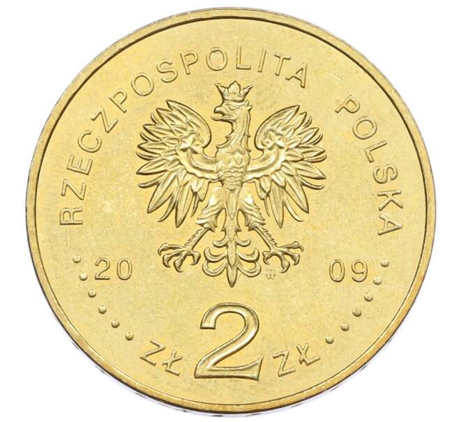 Монета 2 злотых 2009 года Польша «Поляки спасавшие евреев» (Артикул: K10-10248) — Фото №2