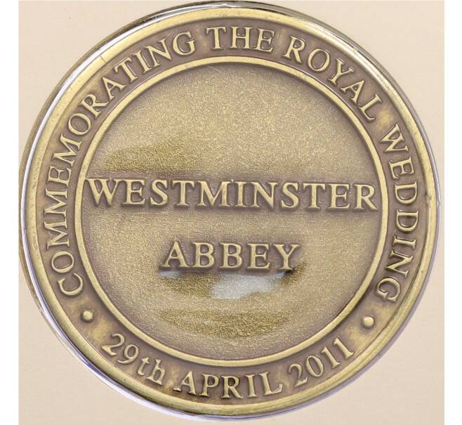 Памятная медаль 2011 года Австралия «Свадьба принца Уильяма и Кэтрин Миддлтон» (в конверте с марками) (Артикул: H2-1269) — Фото №2