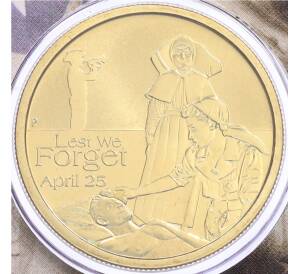 1 доллар 2012 года Австралия «АНЗАК — Санитарки» (в конверте с маркой) — Фото №1