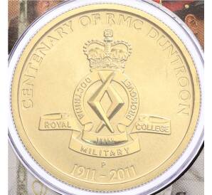 1 доллар 2011 года Австралия «100 лет Королевскому военному колледжу в Дантруне» (в конверте с маркой) — Фото №1