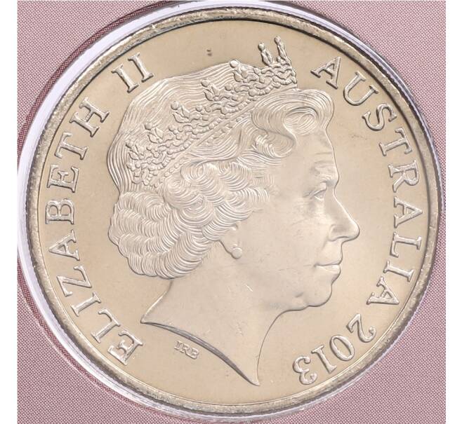 Монета 20 центов 2013 года Австралия «100 лет Канберре» (в конверте с марками) (Артикул: M2-91403) — Фото №2