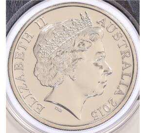 20 центов 2015 года Австралия «200 лет со дня рождения Сэра Генри Паркса» (в блистере) — Фото №2