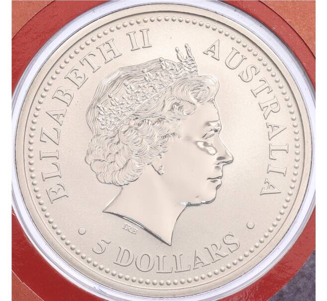 Монета 5 долларов 2004 года Австралия «150 лет Эврикскому восстанию» (в конверте с марками) (Артикул: M2-91407) — Фото №2