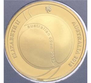 5 долларов 2012 года Австралия «100 лет Мужскому чемпионату Австралии по теннису» (в конверте с маркой) — Фото №2