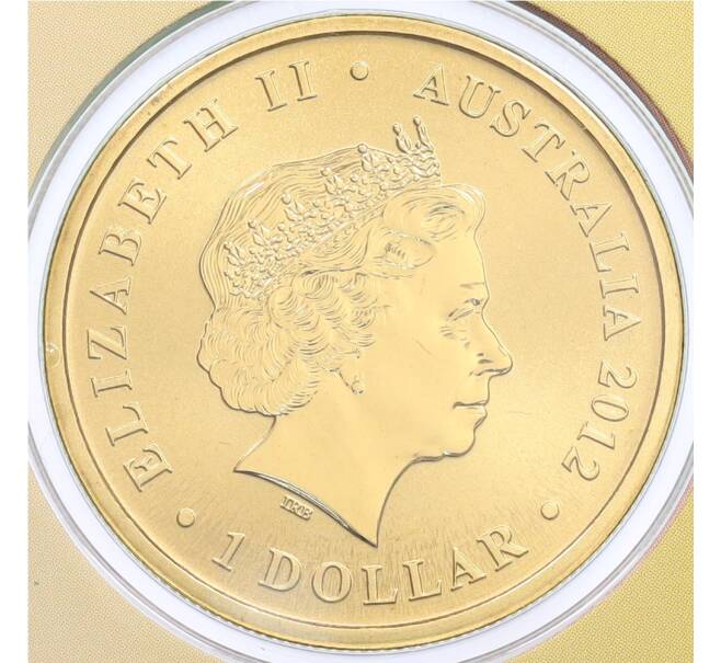 Монета 1 доллар 2012 года Австралия «Счастливого Рождества» (в конверте с маркой) (Артикул: M2-91420) — Фото №2