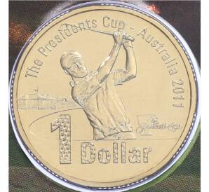 1 доллар 2011 года Австралия «Президентский Кубок — Австралия 2011» (в конверте с маркой) — Фото №1