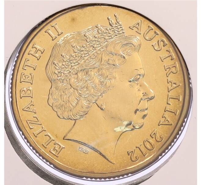 Монета 1 доллар 2012 года Австралия «Вдохновляющие австралийцы — Сэр Дуглас Моусон» (в конверте с марками) (Артикул: M2-91427) — Фото №2