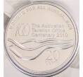 Монета 20 центов 2010 года Австралия «100 лет налоговому Управлению» (в конверте с маркой) (Артикул: M2-91430) — Фото №1