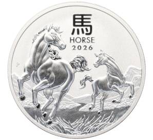 1 доллар 2026 года Австралия «Китайский гороскоп — Год лошади» — Фото №1