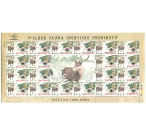 Полный лист марок 2010 года Индонезия «Животные»