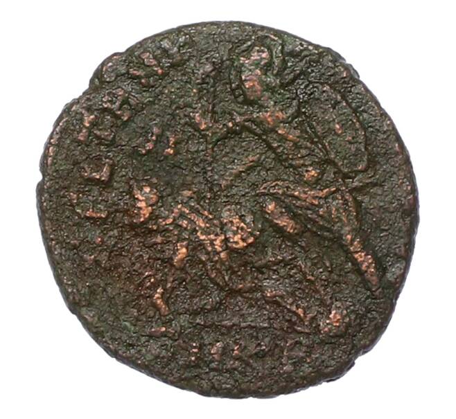 Монета AE3 352-355 года Римская Империя — Констанций II (Артикул: K12-73533) — Фото №2