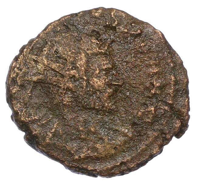 Монета Антониниан 271-274 года Римская Империя — Тетрик I (Виктория) (Артикул: K12-73547) — Фото №1