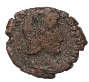 AE3 352-355 года Римская Империя — Констанций II — Фото №1