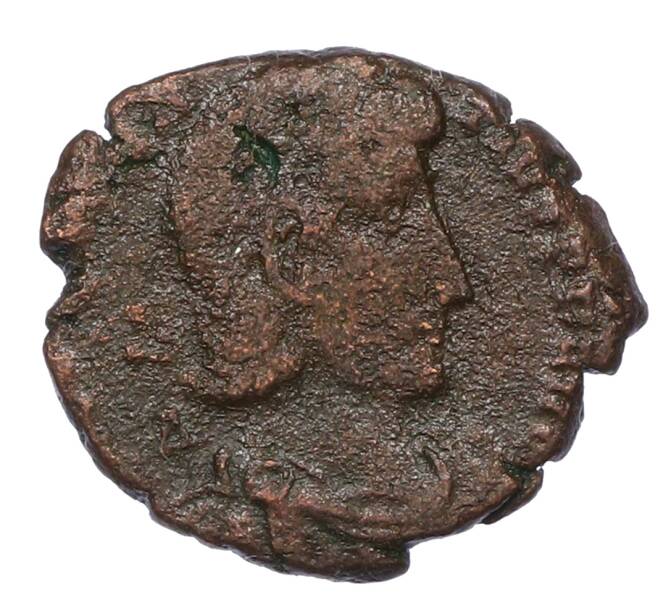 Монета AE3 352-355 года Римская Империя — Констанций II (Артикул: K12-73549) — Фото №1