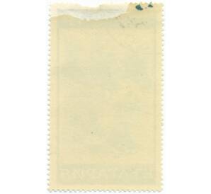 Почтовая марка 13 стотинок 1969 года Болгария «Хроника Константина Манассии — Вторжение киевского князя Святослава в Болгарию»