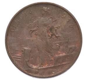 1 чентезимо 1913 года Италия — Фото №1