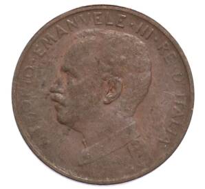 1 чентезимо 1913 года Италия — Фото №2