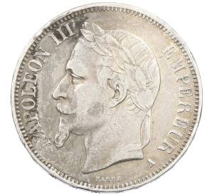 5 франков 1869 года А Франция — Фото №2