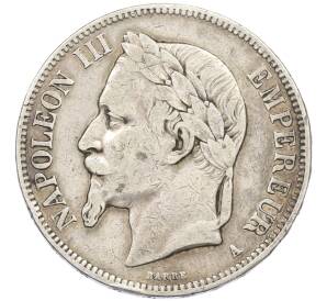 5 франков 1869 года А Франция — Фото №2