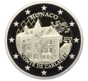 2 евро 2025 года Монако «Графство Карладерс» — Фото №1