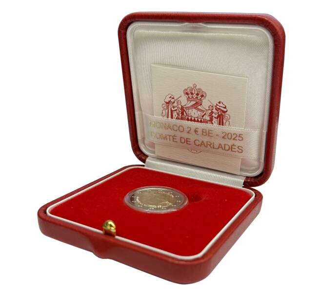 Монета 2 евро 2025 года Монако «Графство Карладерс» (Артикул: M2-91478)