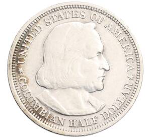 1/2 доллара (50 центов) 1893 года США «Колумбийская выставка в Чикаго» — Фото №2