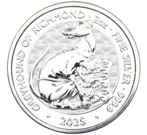 5 фунтов 2025 года Великобритания «Звери Тюдоров — Грейхаунд из Ричмонда» — Фото №1