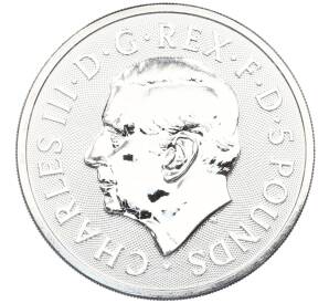 5 фунтов 2025 года Великобритания «Звери Тюдоров — Грейхаунд из Ричмонда» — Фото №2