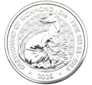 5 фунтов 2025 года Великобритания «Звери Тюдоров — Грейхаунд из Ричмонда» — Фото №1