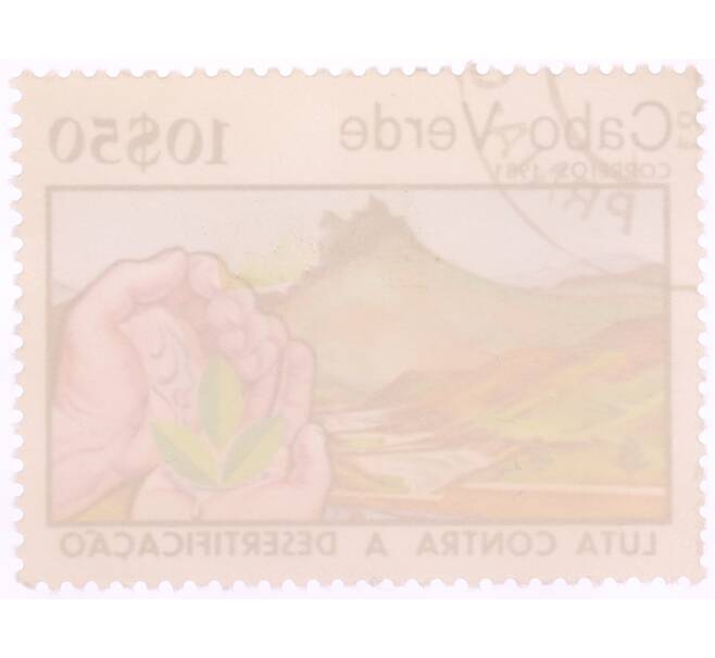 Почтовая марка 10 1/2 эскудо 1981 года Кабо-Верде «Борьба с опустыниванием» (Артикул: K8-0461) — Фото №2