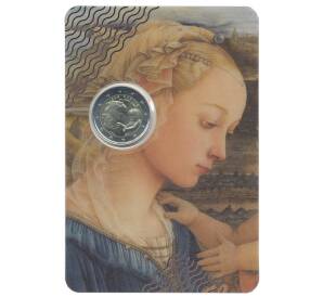 2 евро 2019 года Сан-Марино — 550 лет со дня смерти Филиппо Липпи (в подарочном буклете) — Фото №1