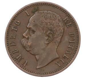 2 чентезимо 1897 года Италия — Фото №2