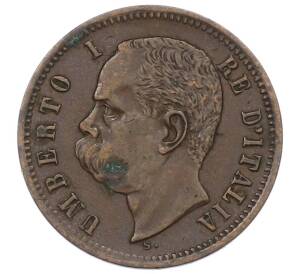 2 чентезимо 1897 года Италия — Фото №2