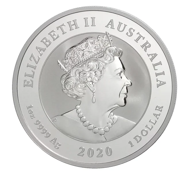 Монета 1 доллар 2020 года Австралия — Бык и медведь (Артикул M2-33616)