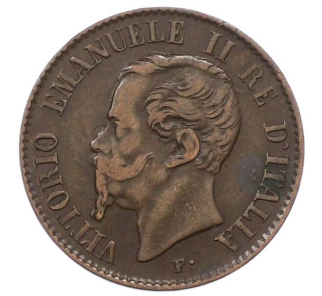 Монета 1 чентезимо 1867 года M Италия (Артикул: M2-91545) — Фото №2