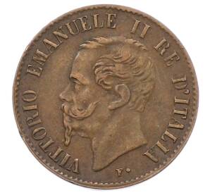 1 чентезимо 1867 года M Италия