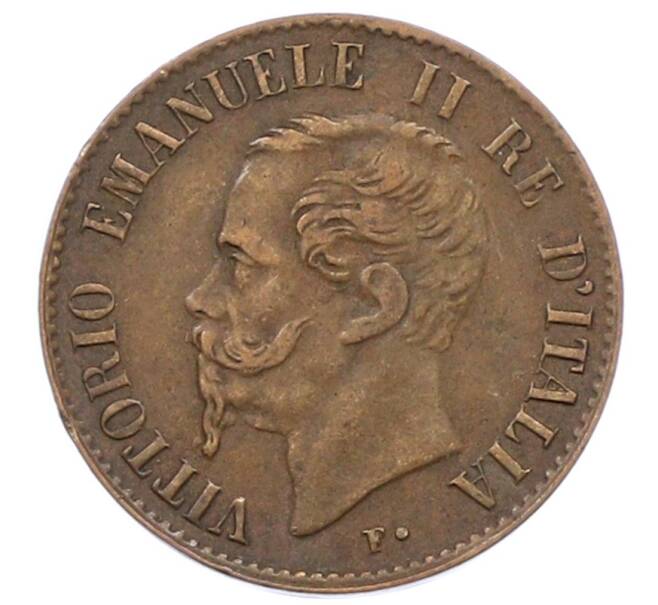Монета 1 чентезимо 1867 года M Италия (Артикул: M2-91546) — Фото №2