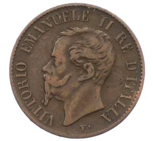 1 чентезимо 1867 года M Италия