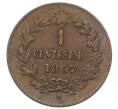 Монета 1 чентезимо 1867 года M Италия (Артикул: M2-91550) — Фото №1