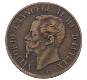 1 чентезимо 1867 года M Италия