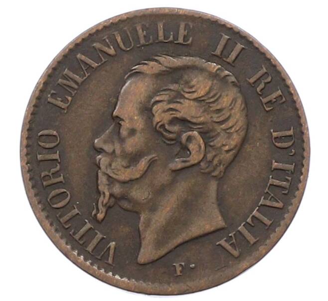 Монета 1 чентезимо 1867 года M Италия (Артикул: M2-91552) — Фото №2