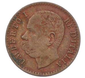 1 чентезимо 1895 года Италия — Фото №2