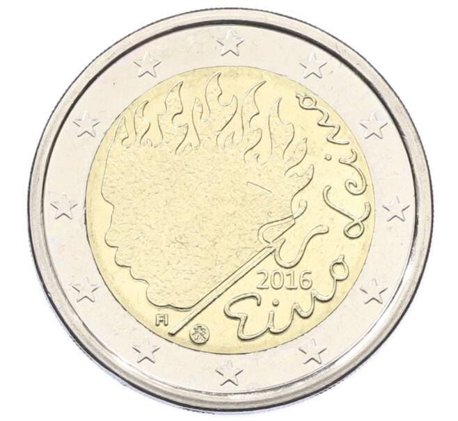 Монета 2 евро 2016 года Финляндия «90 лет со дня смерти Эйно Лейно» (Артикул: T11-30618) — Фото №1