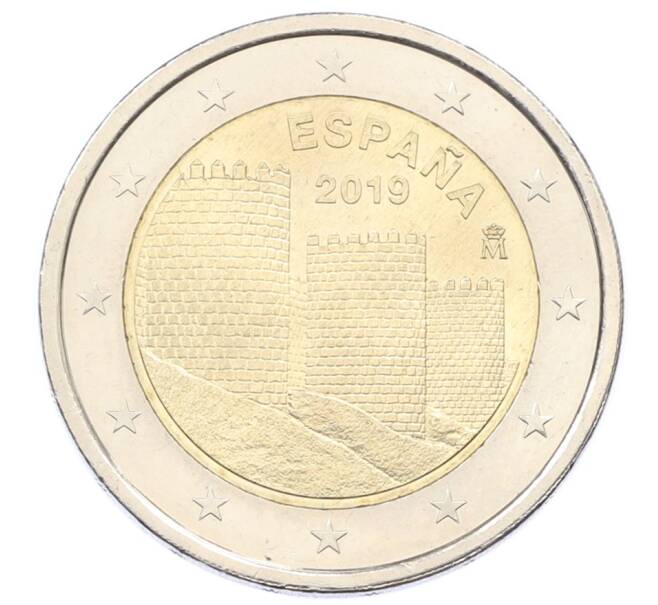 Монета 2 евро 2019 года Испания «ЮНЕСКО — Авила» (Артикул: T11-30642) — Фото №1