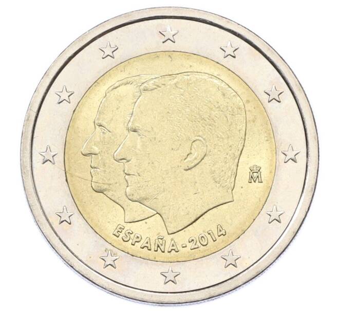 Монета 2 евро 2014 года Испания «Король Филипп VI» (Артикул: T11-30677) — Фото №1