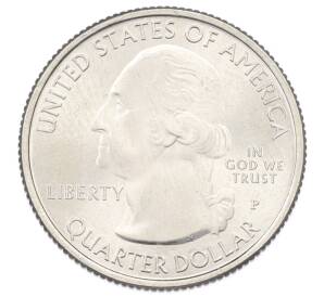 1/4 доллара (25 центов) 2013 года P США «Национальные парки — №17 Международный мемориал мира» — Фото №2