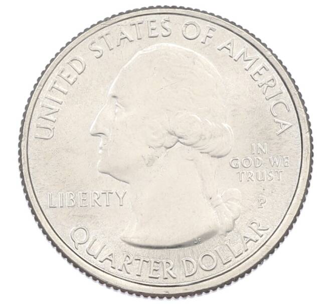 Монета 1/4 доллара (25 центов) 2014 года P США «Национальные парки — №21 Национальный парк Грейт-Смоки-Маунтинс» (Артикул: T11-30877) — Фото №2