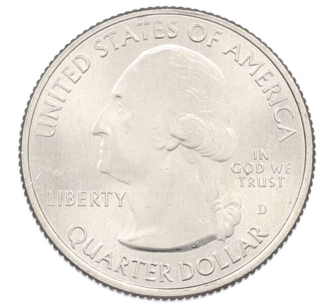 Монета 1/4 доллара (25 центов) 2014 года D США «Национальные парки — №23 Национальный парк Арки» (Артикул: T11-30881) — Фото №2